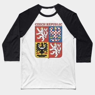 Czech Coat of Arms Baseball T-Shirt